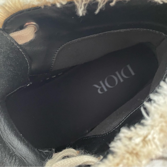 Men’s Dior B23 High Top Sneakers Green & White Oblique Tapestry - Picture 9 of 15